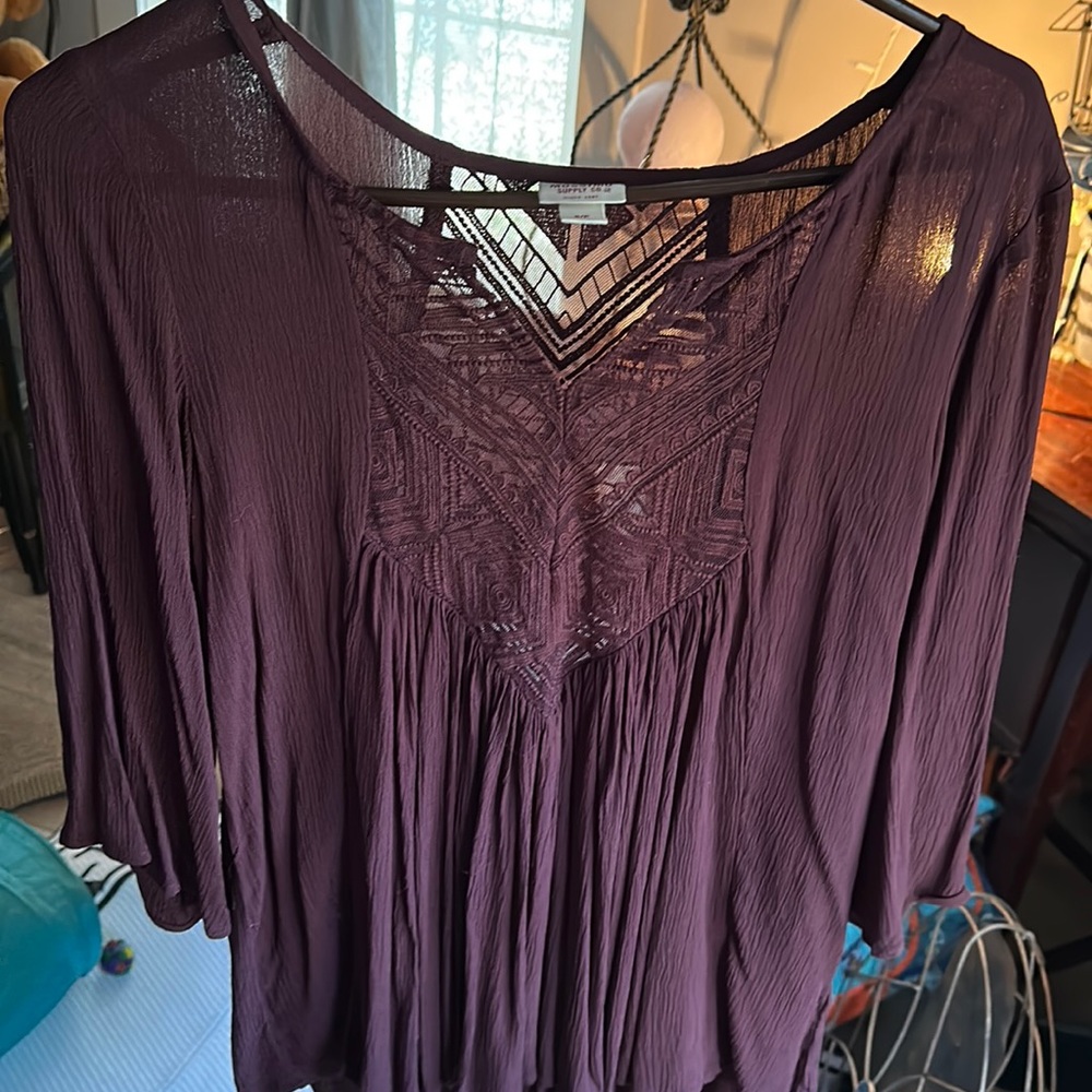 Sheer blouse